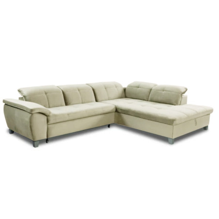 Coltar Extensibil Sevilia Lux, Dreapta, 5 Locuri, Crem, 300 x 234 Cm-01