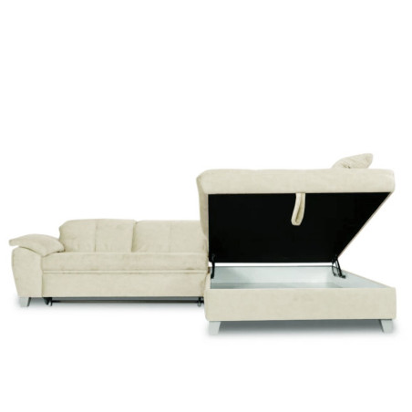 Coltar Extensibil Sevilia Lux, Dreapta, 5 Locuri, Crem, 300 x 234 Cm-01