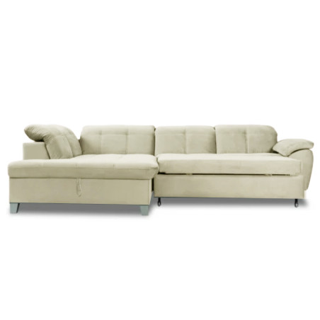 Coltar Extensibil Sevilia Lux, Stanga, 5 Locuri, Crem, 300 x 234 Cm-01