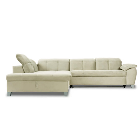 Coltar Extensibil Sevilia Lux, Stanga, 5 Locuri, Crem, 300 x 234 Cm-01