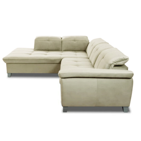 Coltar Extensibil Sevilia Lux, Stanga, 5 Locuri, Crem, 300 x 234 Cm-01