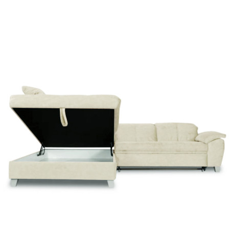 Coltar Extensibil Sevilia Lux, Stanga, 5 Locuri, Crem, 300 x 234 Cm-01