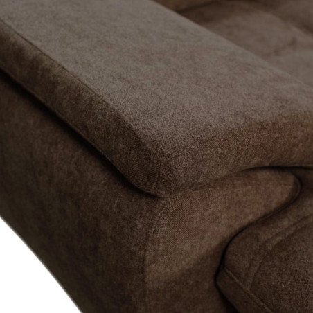 Coltar U Extensibil Sevilia Lux, Dreapta, 6 Locuri, Tetiere Reglabile, Maro, Seal 20, 355 Cm-01