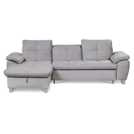Coltar Extensibil Cu Insula Stanga Sevilia Lux, Lada Depozitare, 5 Locuri, Tetiere Reglabile, Monolith 84, 272 Cm-01