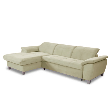 Coltar Extensibil Cu Insula Stanga Sevilia Lux, Lada Depozitare, 5 Locuri, Tetiere Reglabile, Crem, 272 Cm-01