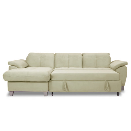 Coltar Extensibil Cu Insula Stanga Sevilia Lux, Lada Depozitare, 5 Locuri, Tetiere Reglabile, Crem, 272 Cm-01