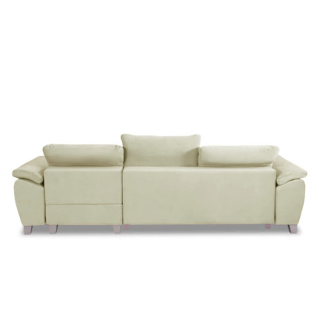 Coltar Extensibil Cu Insula Stanga Sevilia Lux, Lada Depozitare, 5 Locuri, Tetiere Reglabile, Crem, 272 Cm-01