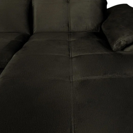 Coltar Extensibil Cu Insula Dreapta Sevilia Lux, Lada Depozitare, 5 Locuri, Tetiere Reglabile, Negru 272 Cm-01