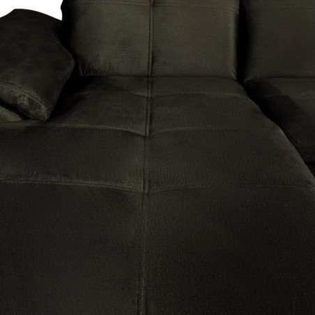 Coltar Extensibil Cu Insula Stanga Sevilia Lux, Lada Depozitare, 5 Locuri, Tetiere Reglabile, Negru, 272 Cm-01