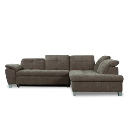 Coltar Extensibil Cu Otoman Mic Dreapta Sevilia Lux, Lada Depozitare, 5 Locuri, Tetiere Reglabile, Maro Mocca, 280 Cm-01