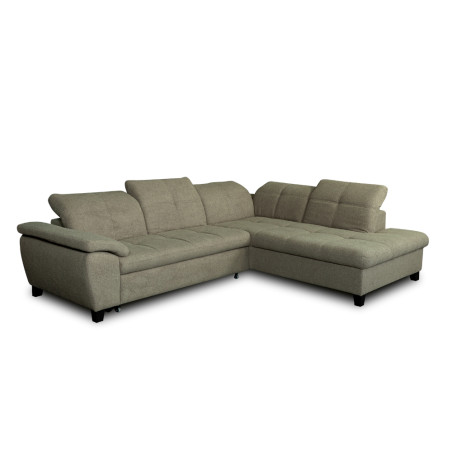 Coltar Extensibil Cu Otoman Mic Dreapta Sevilia Lux, 5 Locuri, Tetiere Reglabile, Now Or Never, Gri, 280 Cm-01