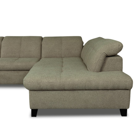 Coltar Extensibil Cu Otoman Mic Dreapta Sevilia Lux, 5 Locuri, Tetiere Reglabile, Now Or Never, Gri, 280 Cm-01