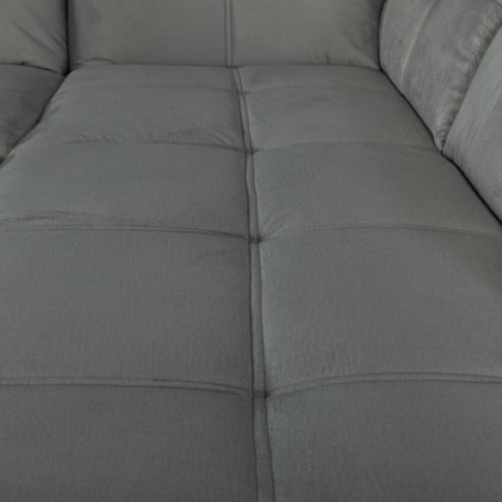 Coltar Extensibil Cu Otoman Mic Dreapta Sevilia Lux, Lada Depozitare, 5 Locuri, Tetiere Reglabile, Gri, 280 Cm-01