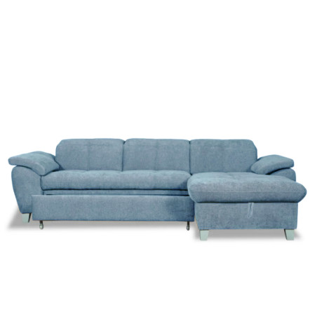 Coltar Extensibil Cu Insula Dreapta Sevilia Lux, Lada Depozitare, 5 Locuri, Tetiere Reglabile, Alabstru, 272 Cm-01