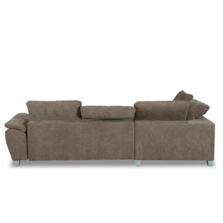 Coltar Extensibil Cu Otoman Mic Stanga Sevilia Lux, Lada Depozitare, 5 Locuri, Tetiere Reglabile, Maro, 280 Cm-01