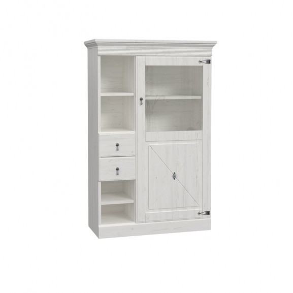 Comoda bar encanto, 1019 x 1577 x 450 mm., pin alb