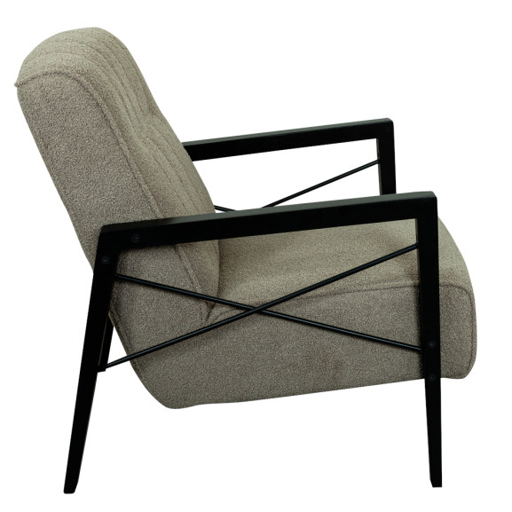 Fotoliu Norton, Gri, 44 x 84 x 88 Cm.