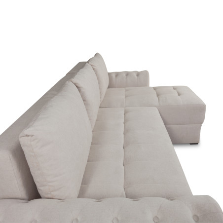 Coltar Extensibil Dreapta Trendy, 5 Locuri, Lada Depozitare, Wind 5, Crem, 275 Cm-01