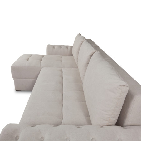 Coltar Extensibil Stanga Trendy, 5 Locuri, Lada Depozitare, Crem, Wind 5, 275 Cm-01