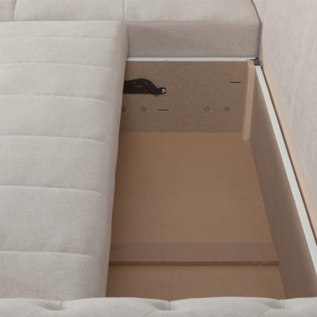 Coltar Extensibil Stanga Trendy, 5 Locuri, Lada Depozitare, Crem, Wind 5, 275 Cm-01