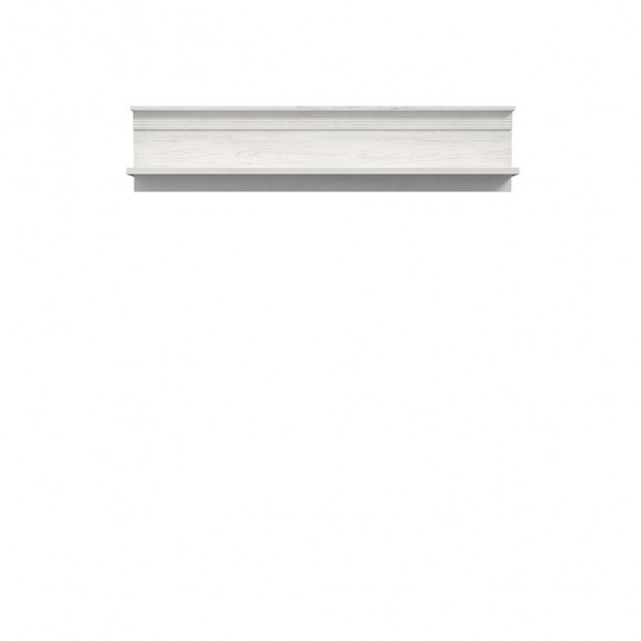 Polita encanto, 1417 x 311 x 219 mm., pin alb