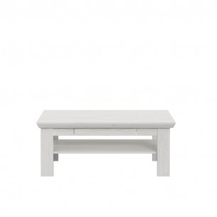 Masa cafea Encanto, Pin alb, 110 Cm