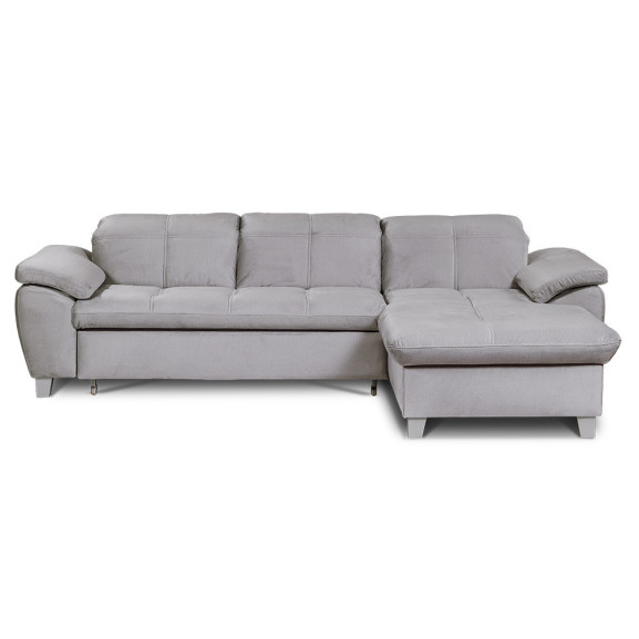 Coltar Extensibil Cu Insula Sevilia Lux, 5 Locuri, Tetiere Reglabile, 272 Cm