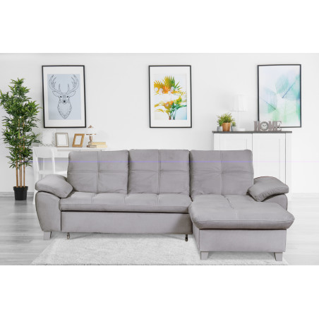 Coltar Extensibil Cu Insula Sevilia Lux, 5 Locuri, Tetiere Reglabile, 272 Cm-01