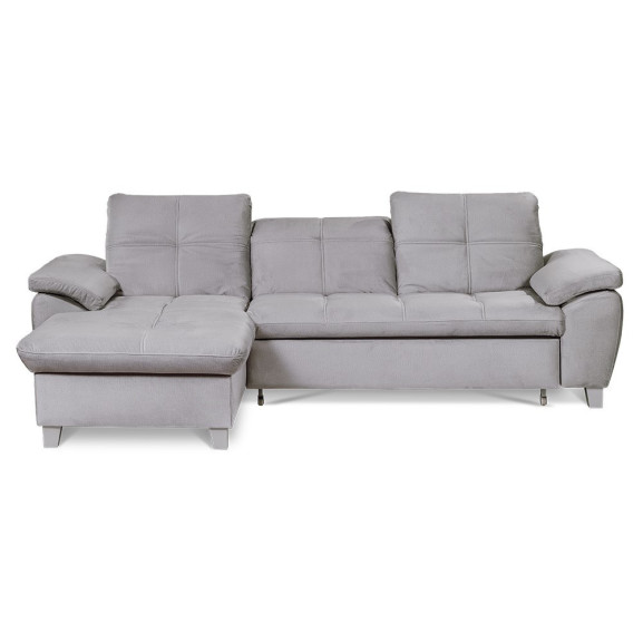 Coltar Extensibil Cu Insula Sevilia Lux, 5 Locuri, Tetiere Reglabile, 272 Cm