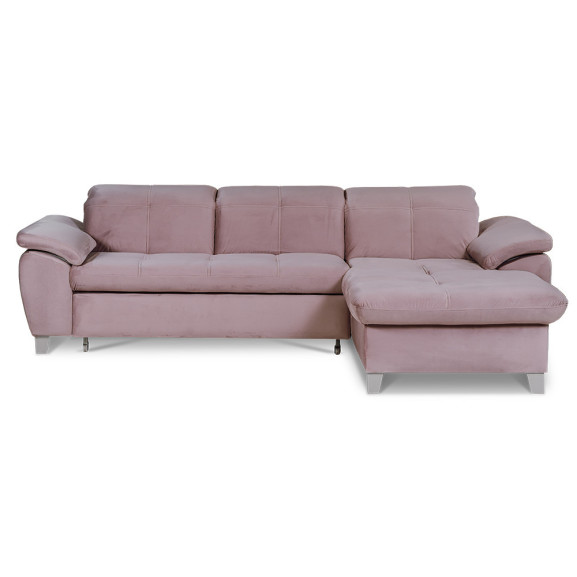 Coltar Extensibil Cu Insula Sevilia Lux, 5 Locuri, Tetiere Reglabile, 272 Cm
