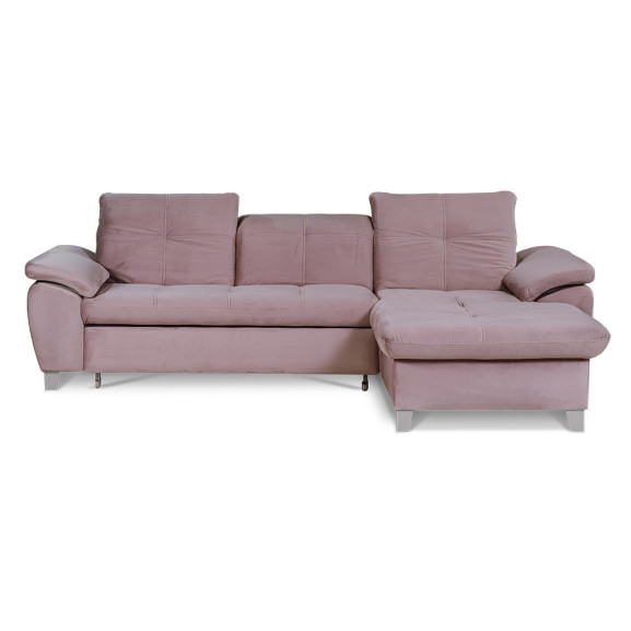 Coltar Extensibil Cu Insula Sevilia Lux, 5 Locuri, Tetiere Reglabile, 272 Cm