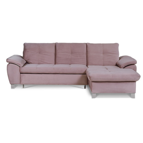 Coltar Extensibil Cu Insula Sevilia Lux, 5 Locuri, Tetiere Reglabile, 272 Cm