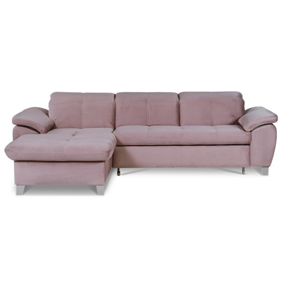Coltar Extensibil Cu Insula Sevilia Lux, 5 Locuri, Tetiere Reglabile, 272 Cm