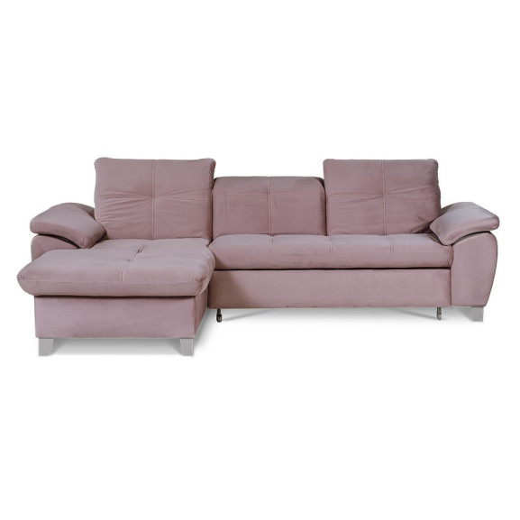 Coltar Extensibil Cu Insula Sevilia Lux, 5 Locuri, Tetiere Reglabile, 272 Cm