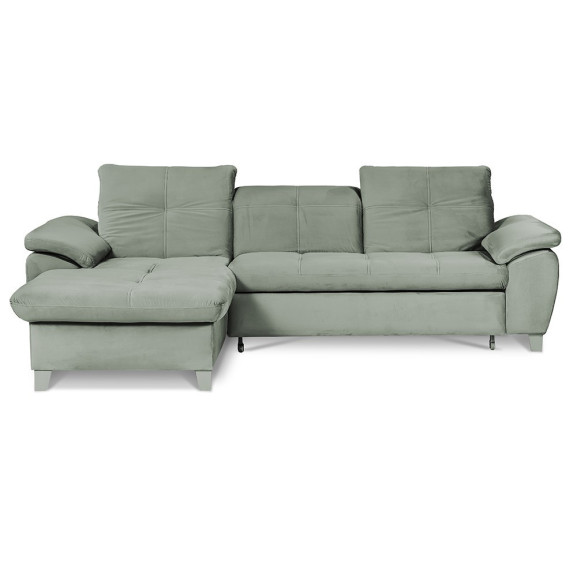 Coltar Extensibil Cu Insula Sevilia Lux, 5 Locuri, Tetiere Reglabile, 272 Cm