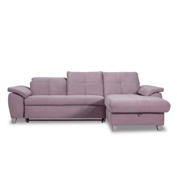 Coltar Extensibil Cu Insula Sevilia Lux, 5 Locuri, Tetiere Reglabile, 272 Cm