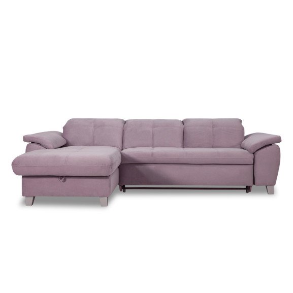 Coltar Extensibil Cu Insula Sevilia Lux, 5 Locuri, Tetiere Reglabile, 272 Cm