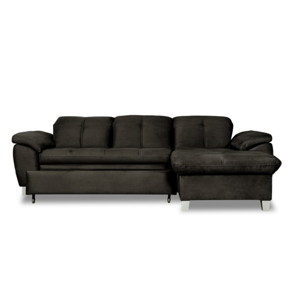 Coltar Extensibil Cu Insula Sevilia Lux, 5 Locuri, Tetiere Reglabile, 272 Cm