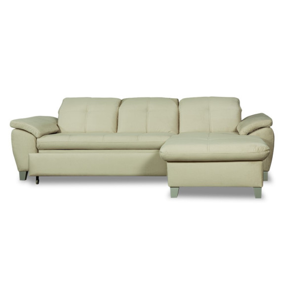 Coltar Extensibil Cu Insula Sevilia Lux, 5 Locuri, Tetiere Reglabile, 272 Cm