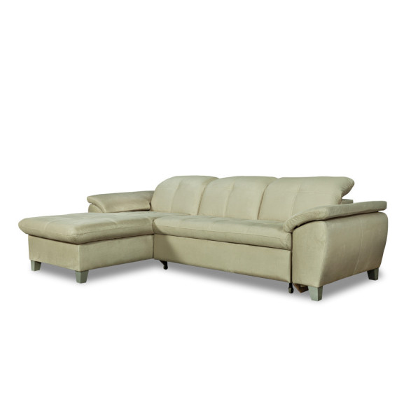 Coltar Extensibil Cu Insula Sevilia Lux, 5 Locuri, Tetiere Reglabile, 272 Cm