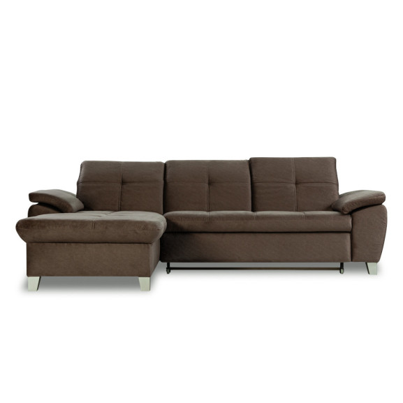 Coltar Extensibil Cu Insula Sevilia Lux, 5 Locuri, Tetiere Reglabile, 272 Cm