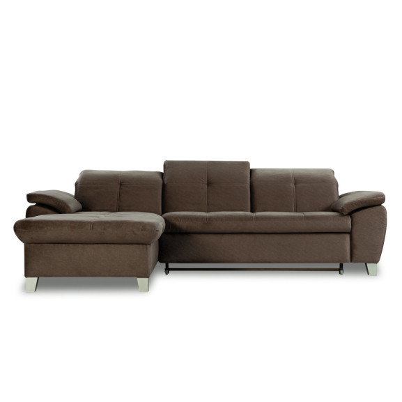 Coltar Extensibil Cu Insula Sevilia Lux, 5 Locuri, Tetiere Reglabile, 272 Cm