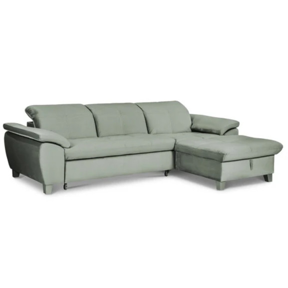 Coltar Extensibil Cu Insula Sevilia Lux, 5 Locuri, Tetiere Reglabile, 272 Cm