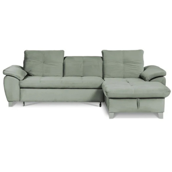 Coltar Extensibil Cu Insula Sevilia Lux, 5 Locuri, Tetiere Reglabile, 272 Cm