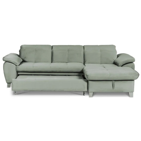 Coltar Extensibil Cu Insula Sevilia Lux, 5 Locuri, Tetiere Reglabile, 272 Cm