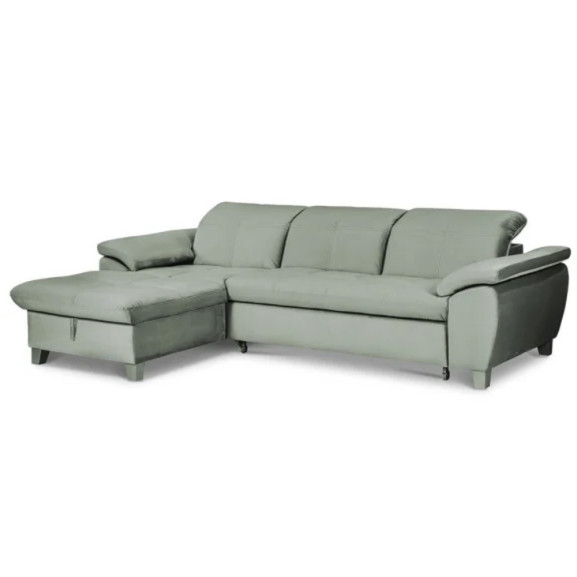 Coltar Extensibil Cu Insula Sevilia Lux, 5 Locuri, Tetiere Reglabile, 272 Cm