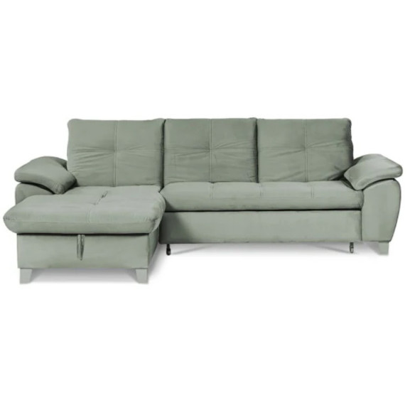 Coltar Extensibil Cu Insula Sevilia Lux, 5 Locuri, Tetiere Reglabile, 272 Cm