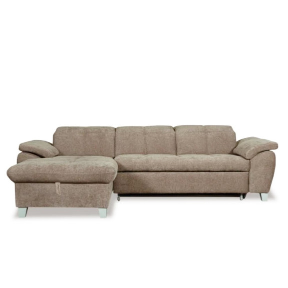 Coltar Extensibil Cu Insula Sevilia Lux, 5 Locuri, Tetiere Reglabile, 272 Cm