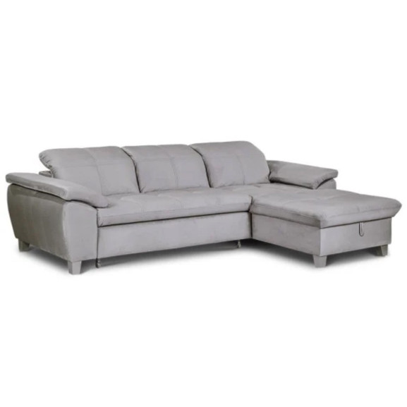 Coltar Extensibil Cu Insula Sevilia Lux, 5 Locuri, Tetiere Reglabile, 272 Cm