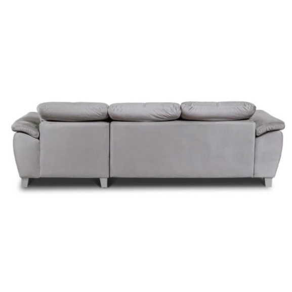 Coltar Extensibil Cu Insula Sevilia Lux, 5 Locuri, Tetiere Reglabile, 272 Cm